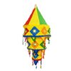 Lanterna Indiana Diwali (Akash Kandil) com espelhos e tassels colorido