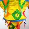 Lanterna Indiana Diwali (Akash Kandil) com espelhos e tassels colorido