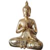 Estátua de Buda tailandês pintura especial dourada com espelhos 36cm