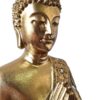 Estátua de Buda tailandês pintura especial dourada com espelhos 36cm