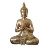 Estátua de Buda tailandês pintura especial dourada com espelhos 36cm
