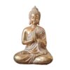 Estátua de Buda tailandês pintura especial dourada com tecnica pátina 30cm