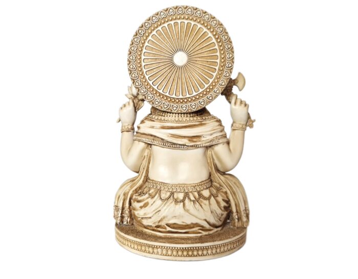 Estátua de Deus Ganesha Marfim by Veronese Design 17cm