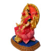 Lakshmi em estátua resinada colorida 13cm