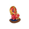 Lakshmi em estátua resinada colorida 13cm